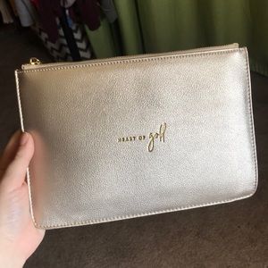 Katie Loxton Heart of Gold Makeup Bag